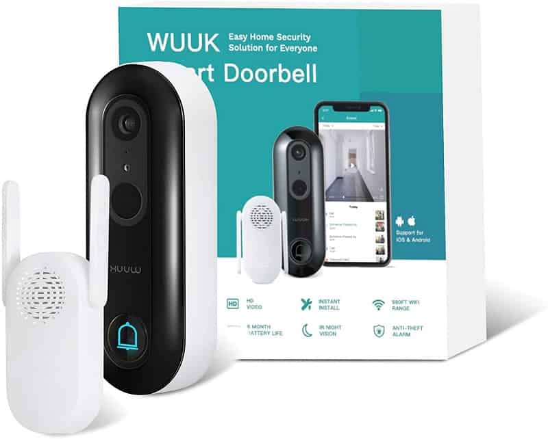 WUUK Video Doorbell with Chime