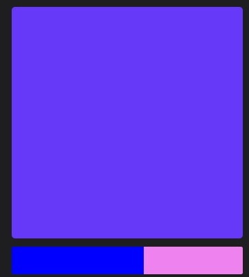 Adding more blue makes the purple darker: