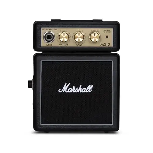 Marshall MS2 battery-powered micro guitar amplifier with headphone jack