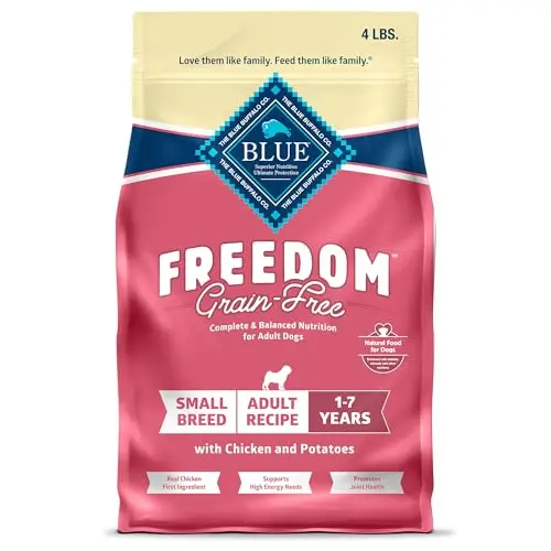 Blue Buffalo Freedom grain-free small breed dog food bag