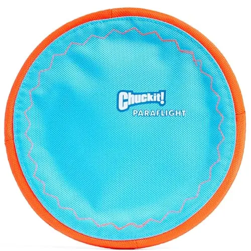 Chuckit! Paraflight Flying Disc in blue and orange