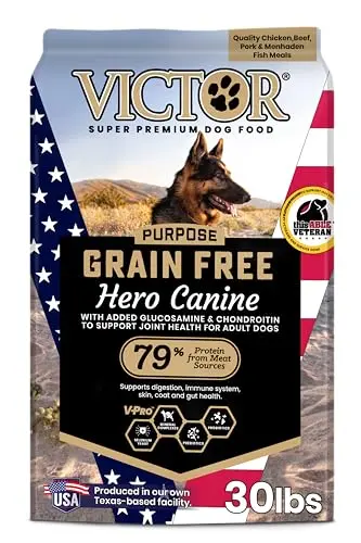 VICTOR grain-free high protein dog food