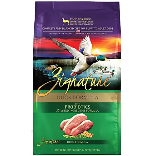 Zignature duck limited ingredient dry dog food