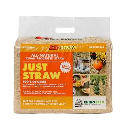 EZ-Straw clean processed straw for cat bedding and insulation