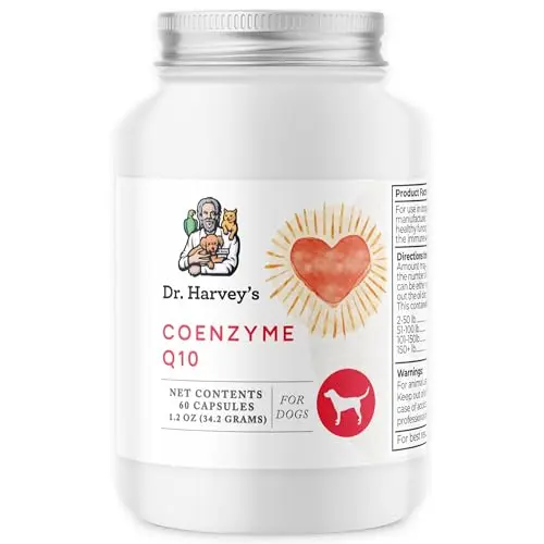 Dr. Harvey's Coenzyme Q10 capsules for dog heart health