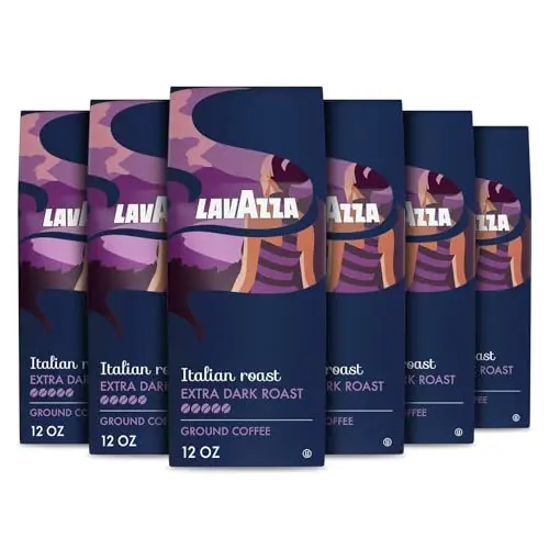 Lavazza Italian Roast ground coffee bags