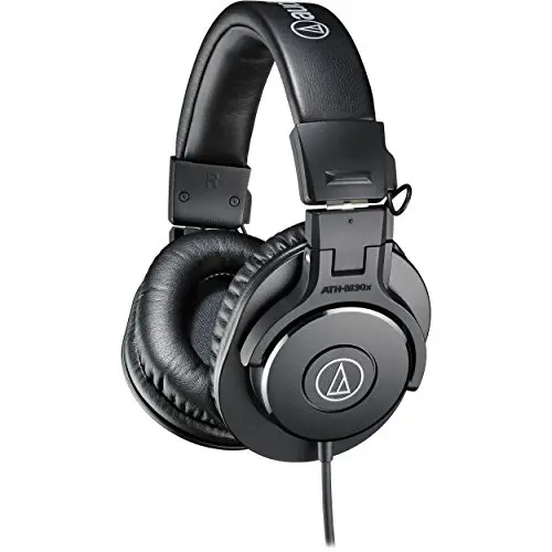 Audio-Technica ATH-M30x professional studio monitor headphones