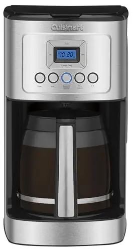 Cuisinart 14-cup programmable coffee maker with stainless steel finish