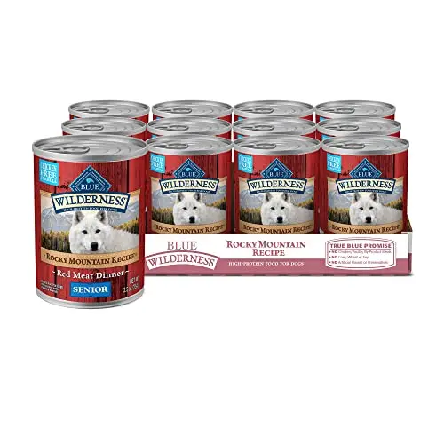Blue Buffalo Wilderness senior wet dog food in cans