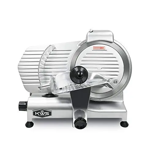 KWS MS-10NS commercial meat slicer with stainless steel blade