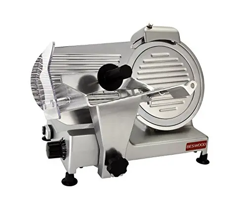 BESWOOD deli meat slicer with chromium-plated steel blade