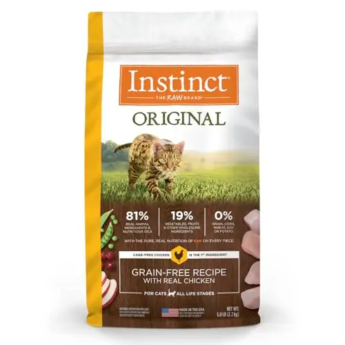 Instinct Original Dry Cat Food with raw coating bag