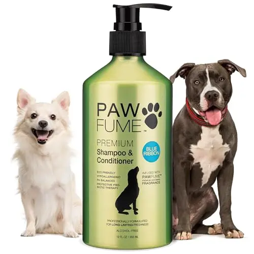 PAWFUME Dog Shampoo and Conditioner bottle