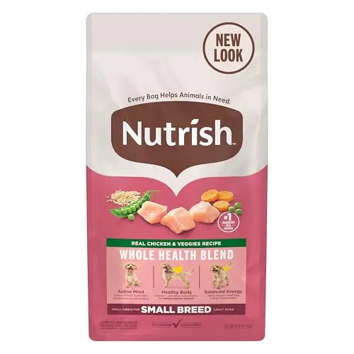 Nutrish Little Bites small breed dry dog food with chicken and vegetables
