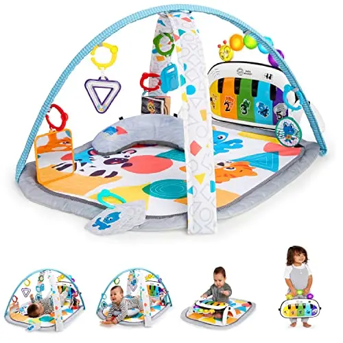 Baby Einstein 4-in-1 play gym with piano and sensory toys for newborns