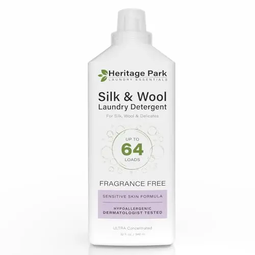 Heritage Park Silk & Wool laundry detergent bottle