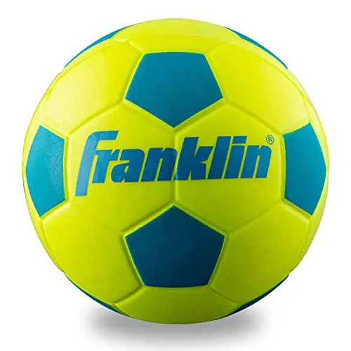 Franklin Sports bright colored foam soccer ball for kids