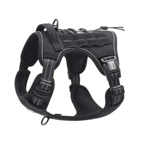 Auroth Tactical Dog Harness in black