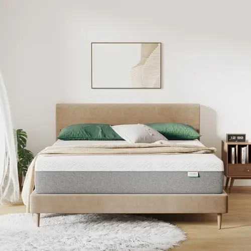 Novilla gel memory foam mattress with grey cover