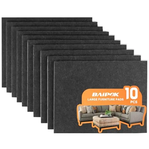 BAIPOK large cuttable felt pads being customized for furniture protection