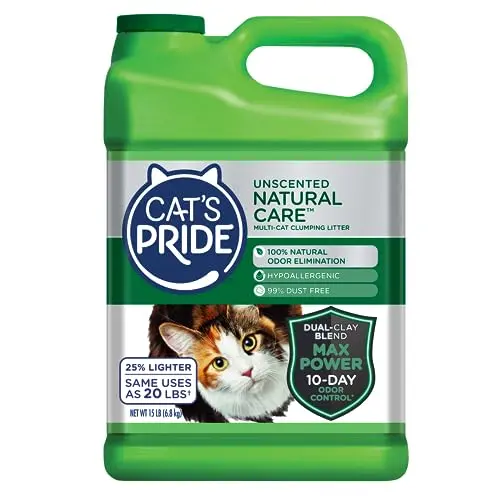 Cat's Pride Max Power Natural Care Unscented 15-pound jug