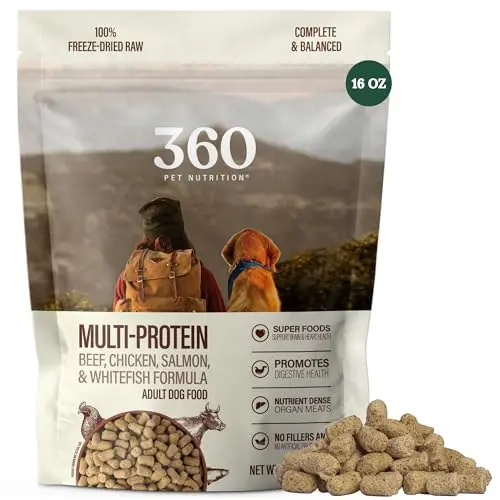 360 Pet Nutrition freeze-dried raw dog food