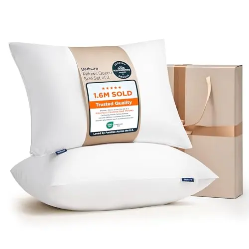 Bedsure soft down alternative pillows set of two with hotel quality