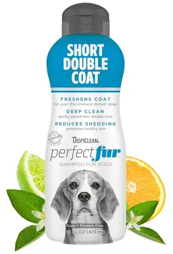 TropiClean Perfect Fur Dog Shampoo for short coats