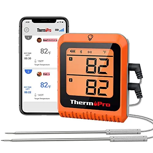 ThermoPro wireless meat thermometer with two probes