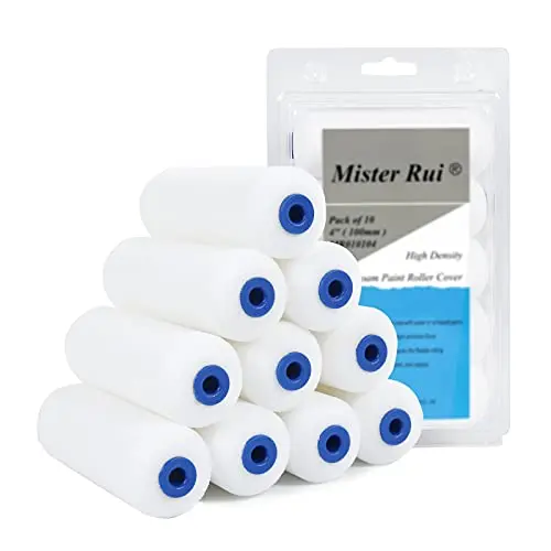 Mister Rui 4-inch high-density foam paint roller covers