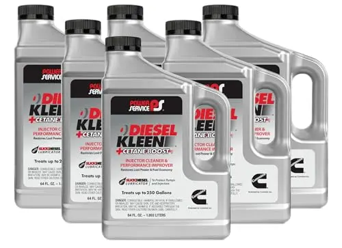 Power Service Diesel Kleen + Cetane Boost 64oz bottles 6-pack