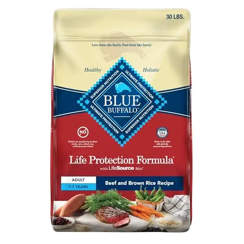 Blue Buffalo life protection dry dog food for pit bulls