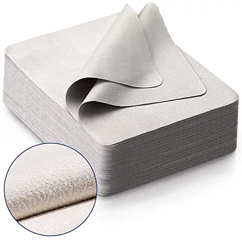 iGeyzoe suede cleaning cloth in bulk pack for glasses and lenses