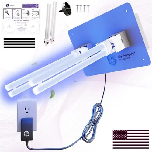 BioShieldUV dual UV-C light air purifier for HVAC systems