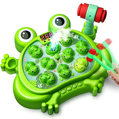 HopeRock whack a frog game with light-up frogs and multiple modes