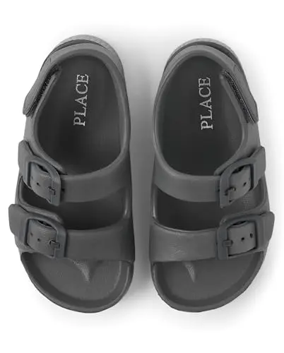 The Children's Place double buckle sandals in grey