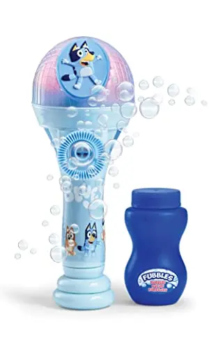 Bluey bubble machine microphone for outdoor play