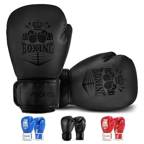 KUANG QUAN kids boxing gloves with one-piece design
