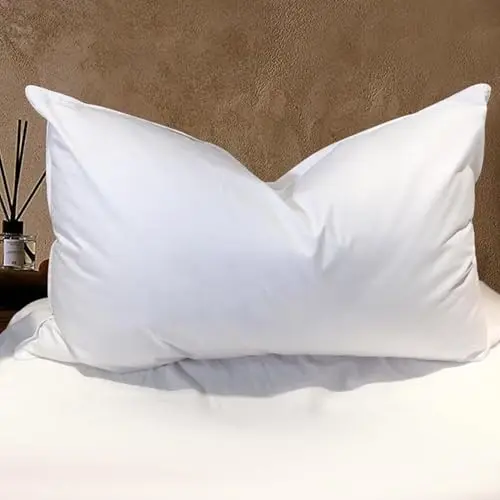 BHZ affordable goose down feather pillow for side sleeping