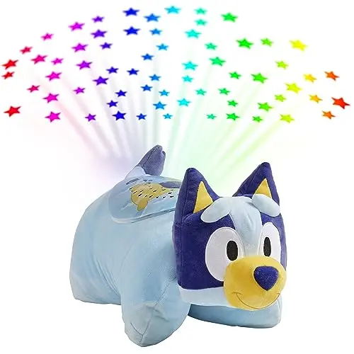 Pillow Pets Bluey plush toy with starry night light