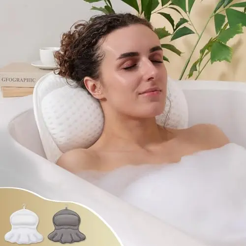 Binobella bath pillow with white mesh and large dimensions
