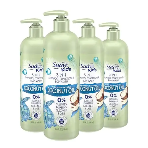 Suave Kids 3-in-1 bottle with coconut oil