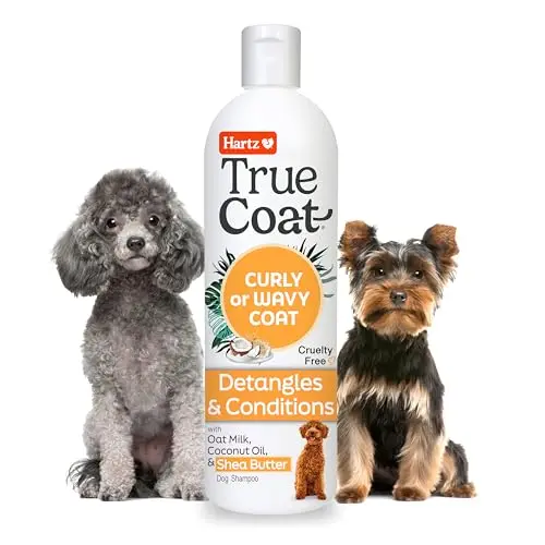 Hartz True Coat dog shampoo for curly coats