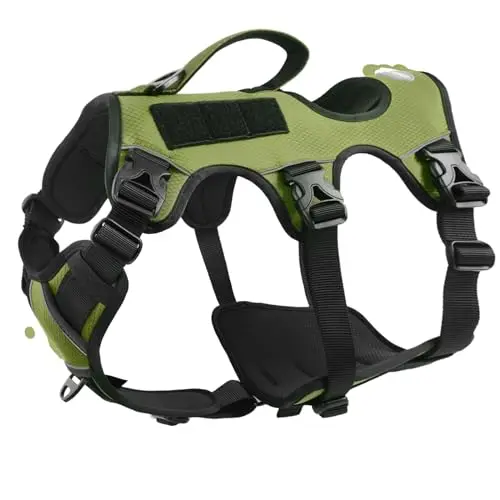 AUROTH escape proof dog harness with detachable belly section