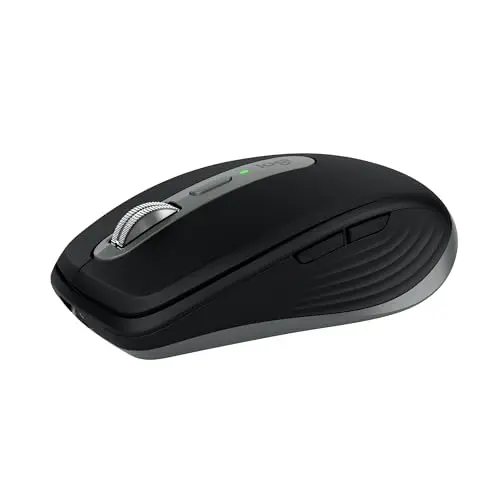 Logitech MX Anywhere 3S wireless mouse for Mac on a desk