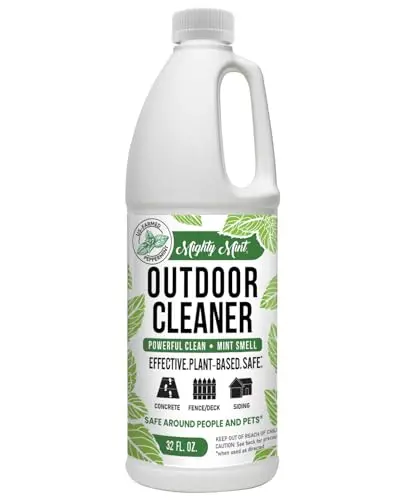 Mighty Mint Outdoor Cleaner bottle with mint scent