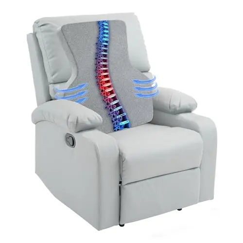 HOMBYS ergonomic lumbar support pillow with advanced memory foam for recliner