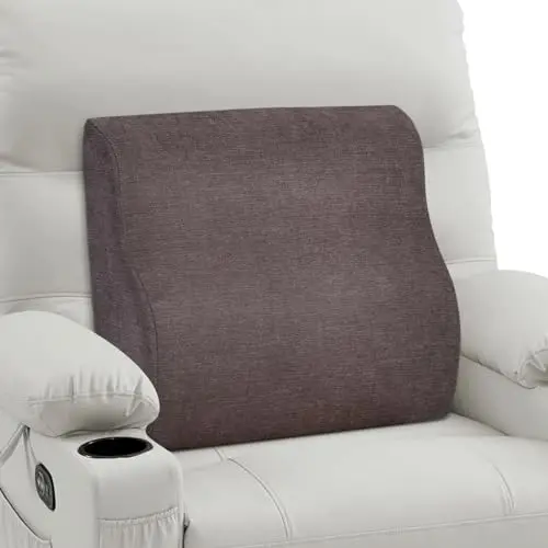 TANYOO dual-layer lumbar support pillow with gel memory foam for recliner