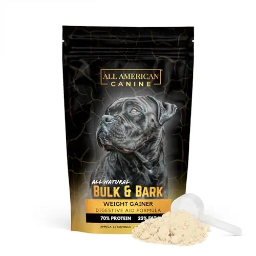 All American Canine dog weight gainer with digestive aid