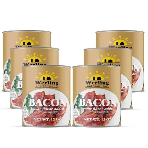 Werling Canned Bacon in a 6-pack